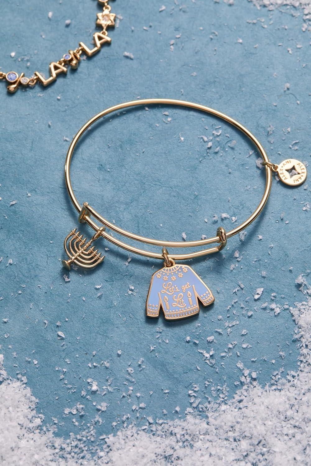 imageAlex and Ani Hannukah JewelryHanukkah Lets get Lit Ugly Sweater Bangle