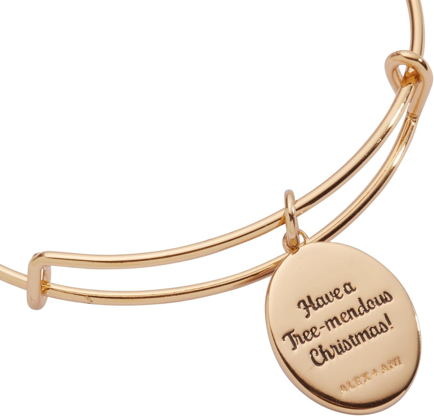 imageAlex and Ani Have A Treemendous Christmas Expandable Wire Bracelet Shiny Gold