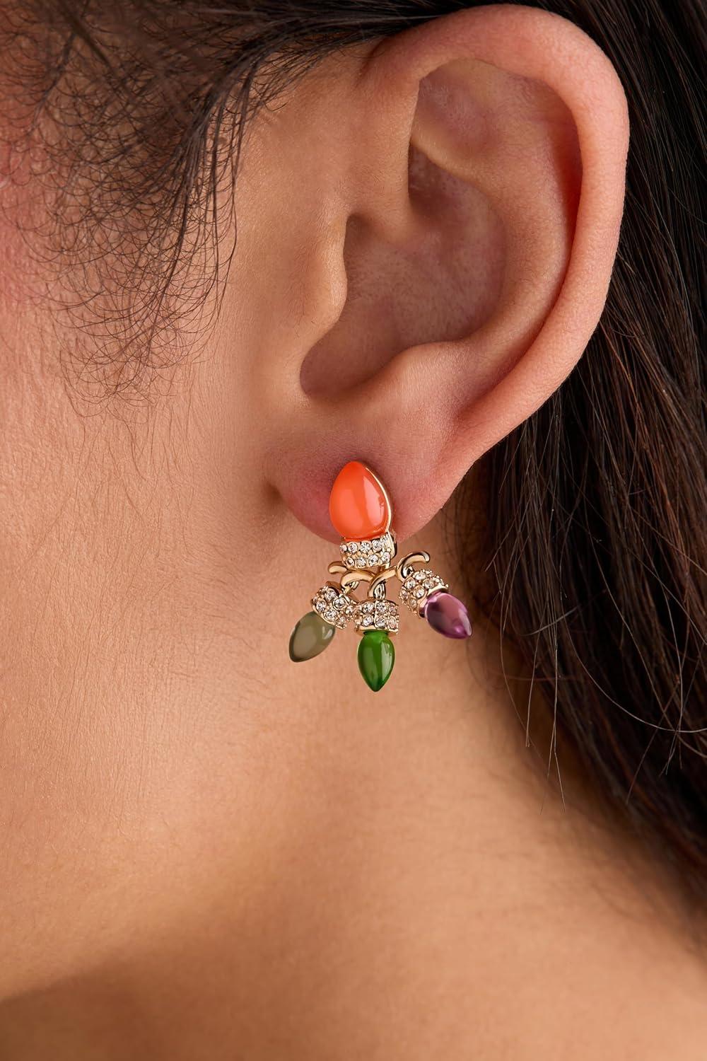 imageAlex and Ani Light Bulb Jacket EarringsGold Muted