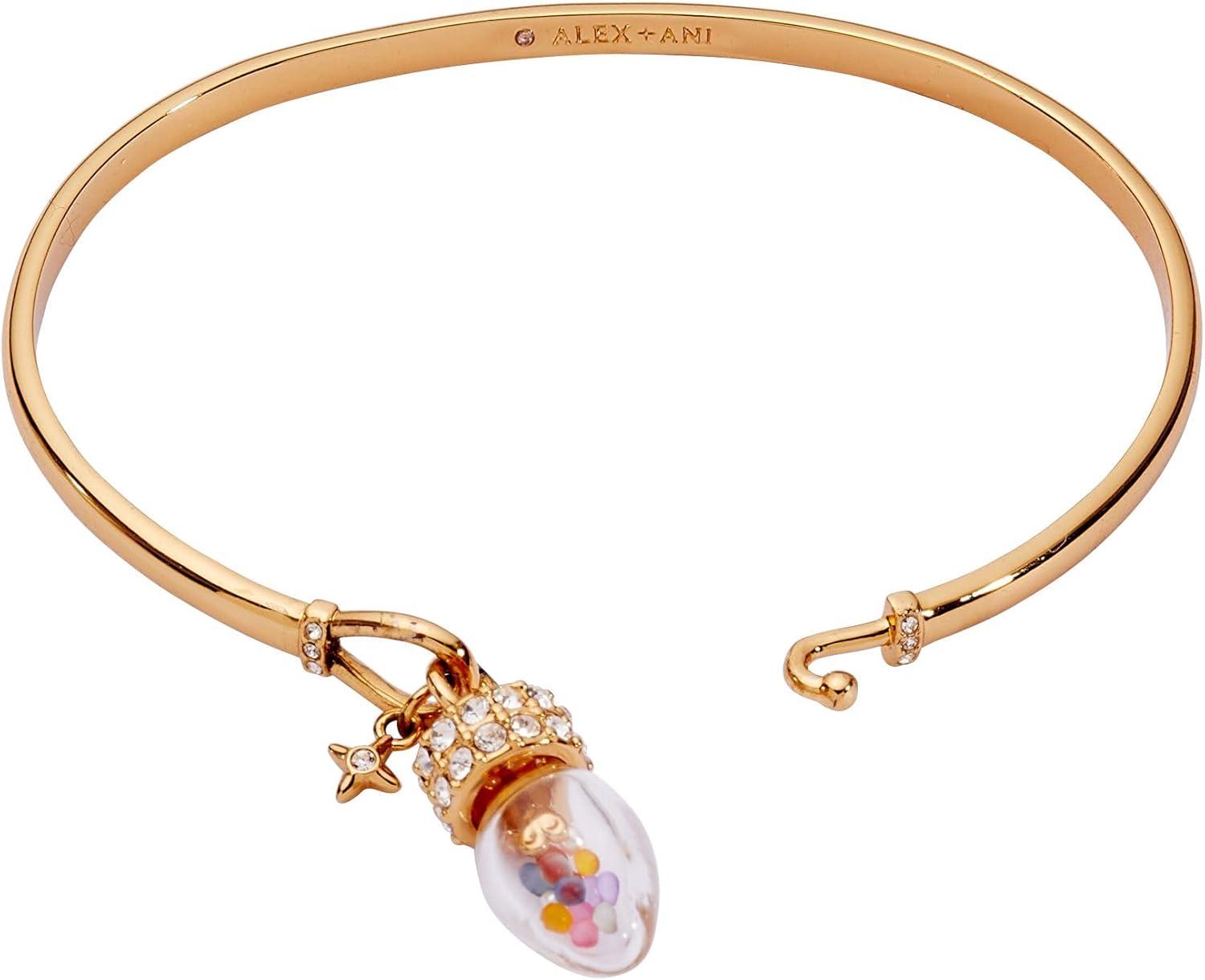 imageAlex and Ani Light Bulb Shaker Tension Cuff Bracelet