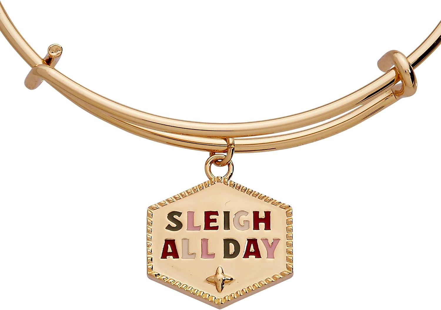 imageAlex and Ani Womens Punny Winter Bracelets Safe Materials Elegant Jewelry Trendy Bracelets for WomenSleigh All Day