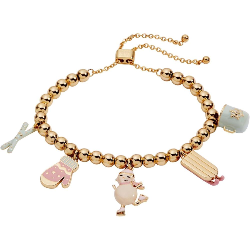 imageAlex and Ani Holiday Bracelet for Women Snow Games Winter Wonderland Multi Charm