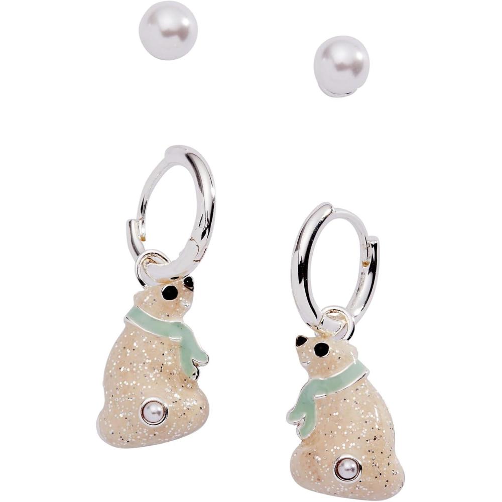 imageAlex and Ani Polar Bear JewelryEarring set of 2