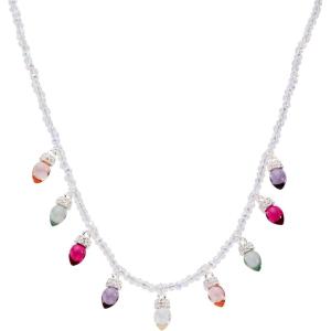 Alex and Ani Christmas Light Bulb Shaker Necklace(Silver)