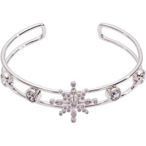 Alex and Ani Women’s Snowflake Bracelets – Nickel-Free, Trendy Bracelets for Women, Ideal Jewelry Gift(Crystal Snowflake)