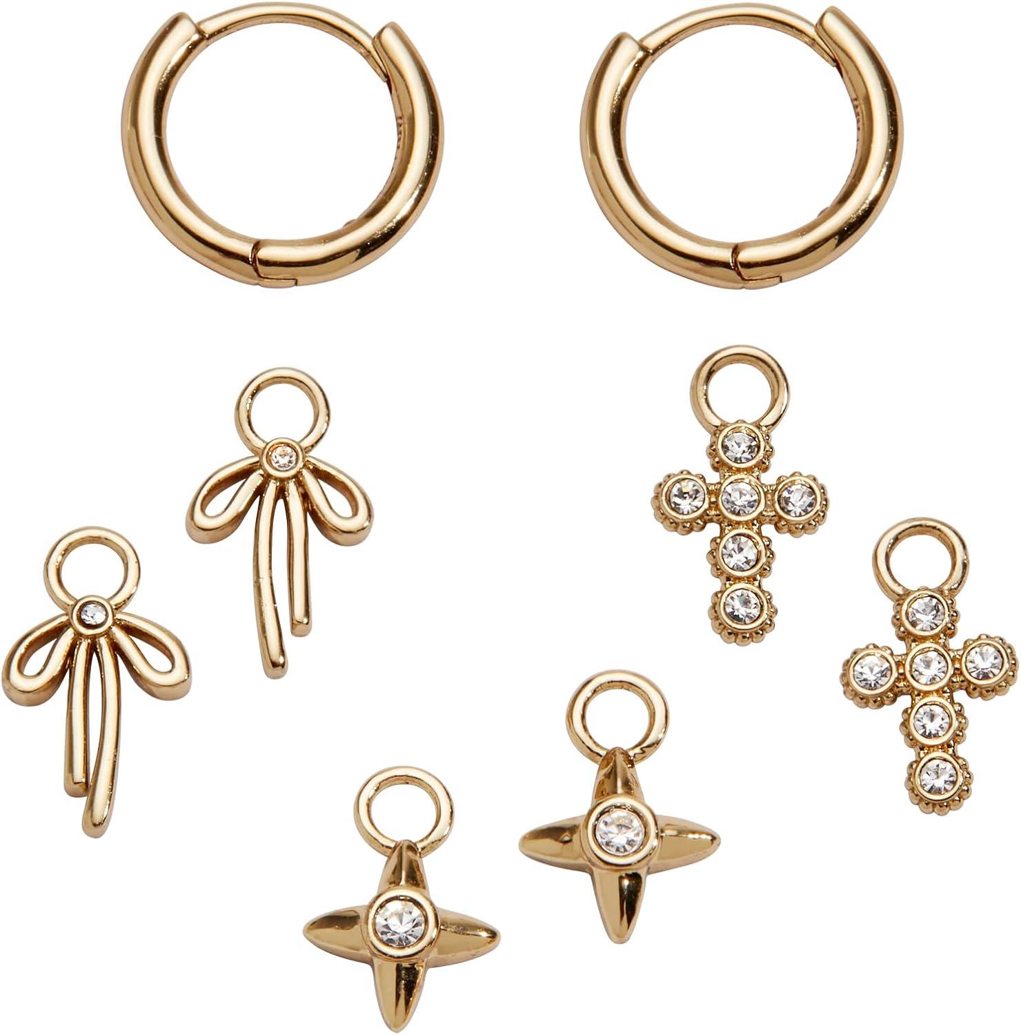 imageAlex and Ani Coquette Christian EarringsHuggie Set of 3