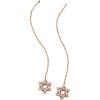 imageAlex and Ani Delicate Pave Star of David Threader Earrings 14k Gold Sterling Silver