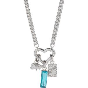 Alex and Ani Girl Mom Interchangeable Charm Necklace(Stainless Silver)